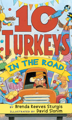 10 Turkeys In The Road