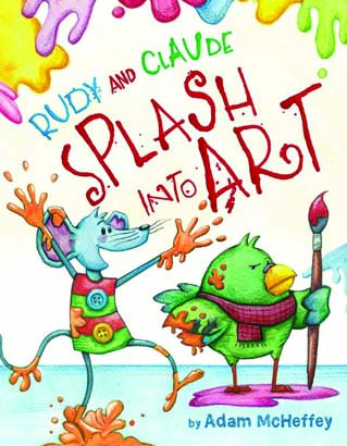Rudy and Claude Splash Into Art